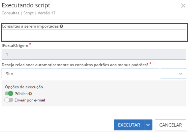 executando